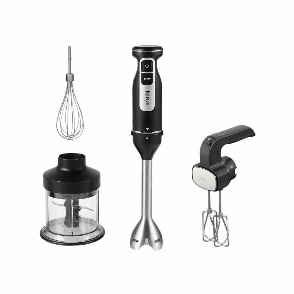 Ninja CI100UK Foodi 3-in-1 Hand Blender- Mixer & Chopper - Black