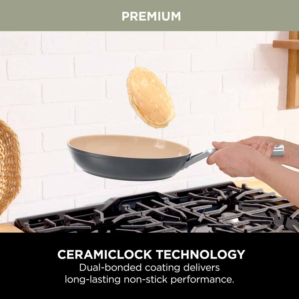 Ninja CW95000UK Ceramic Coated Cookware 5-Piece Set - Apricot & Grey - Image 2