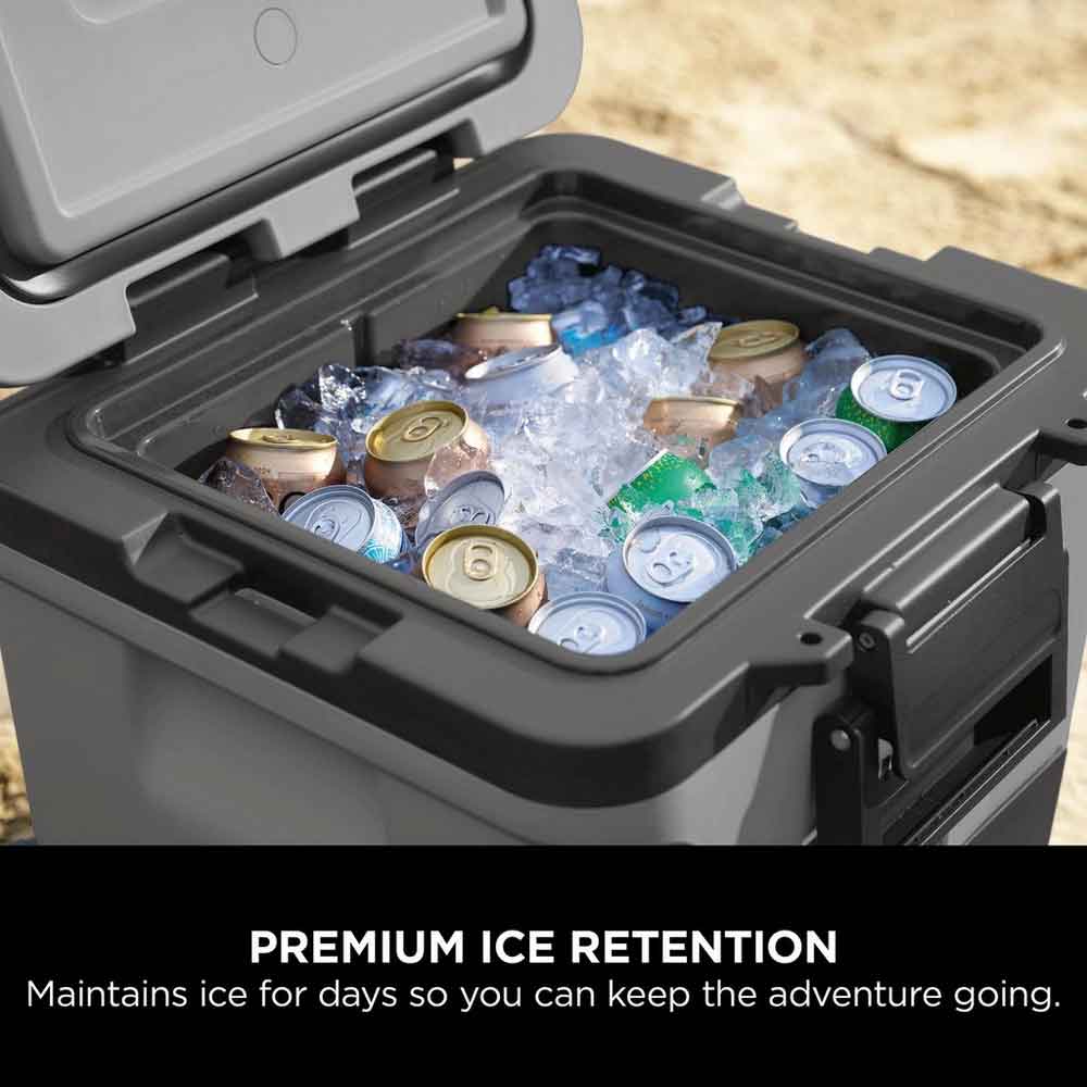 Ninja FB230UKGY Ninja FrostVault 30QT/28L Wheeled Cooler with Dry Zone - Slate Grey - Image 4