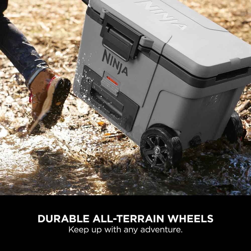 Ninja FB245UKGY Ninja FrostVault 45QT/42L Wheeled Cooler with Dry Zone - Slate Grey - Image 2