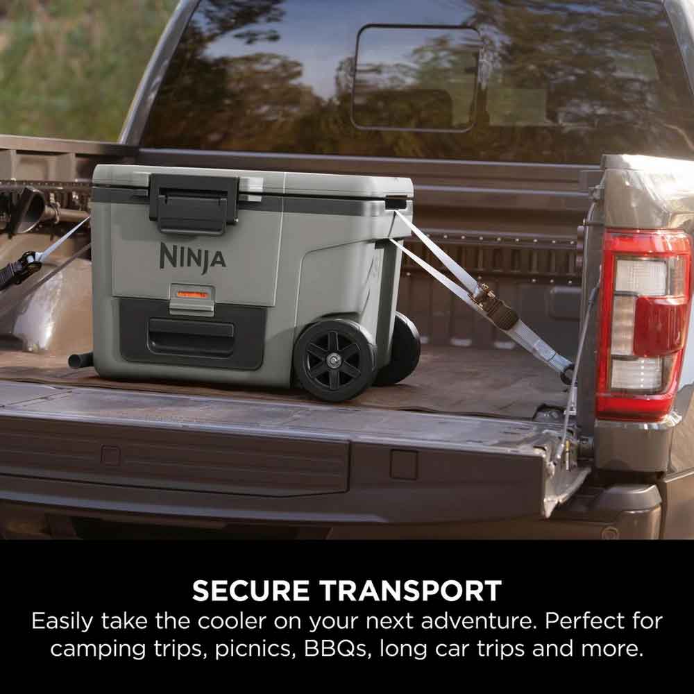 Ninja FB245UKGY Ninja FrostVault 45QT/42L Wheeled Cooler with Dry Zone - Slate Grey - Image 4