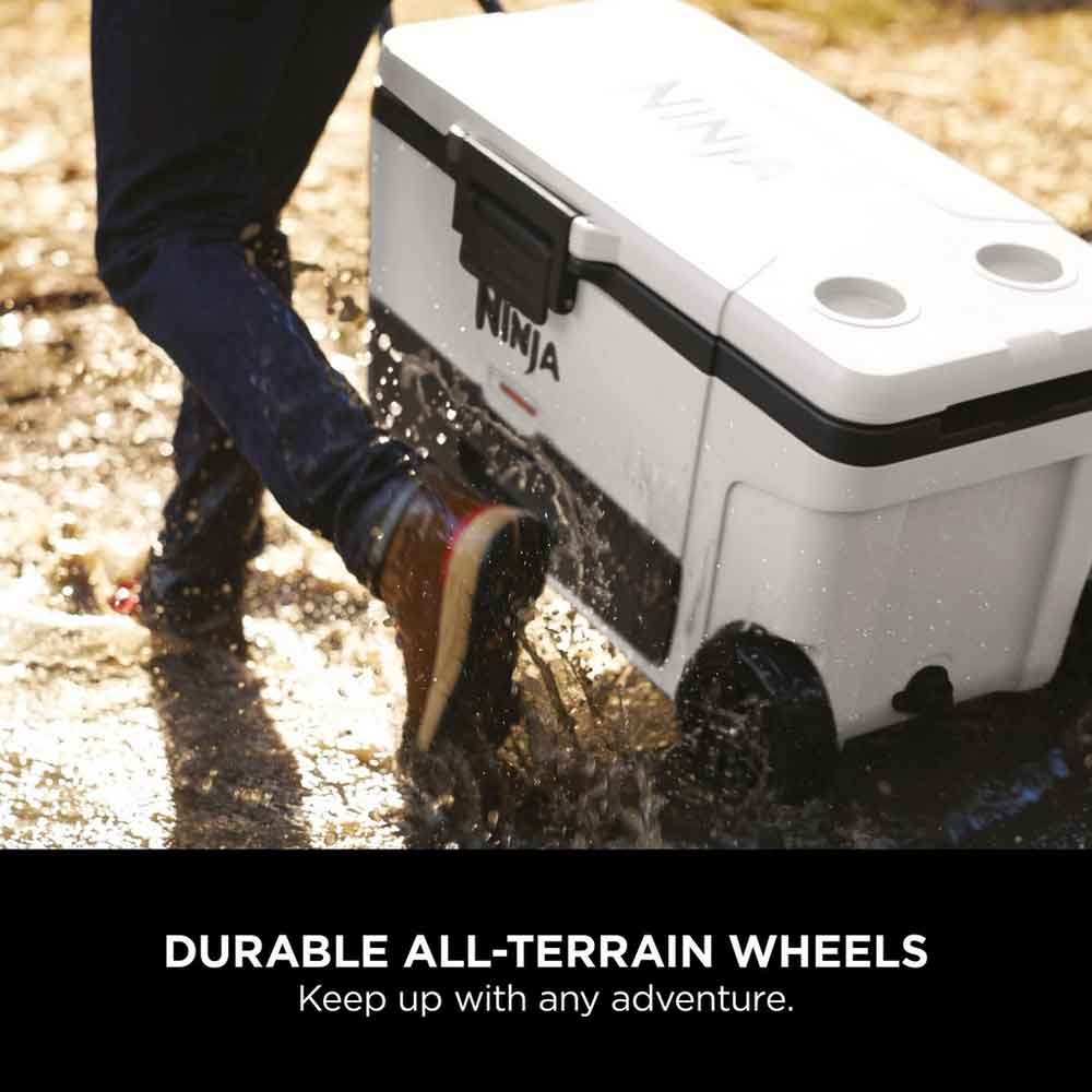 Ninja FB265EUUKWH Ninja FrostVault 65QT/61L Wheeled Cooler with Dry Zone - Cloud White - Image 3