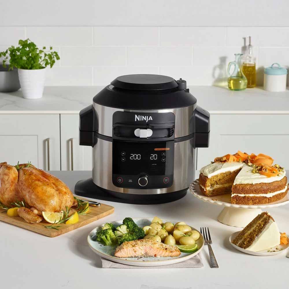 Ninja OL550UK 6L 11-In-1 One Lid Multi Cooker - Black - Image 2