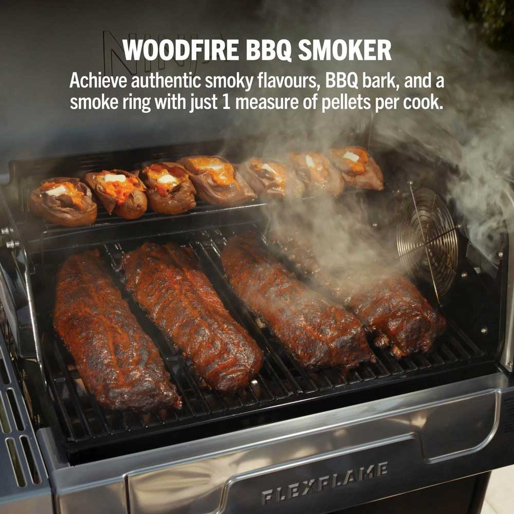 Ninja PG301UK FlexFlame Gas BBQ & Outdoor Cooking System - Black - Image 3
