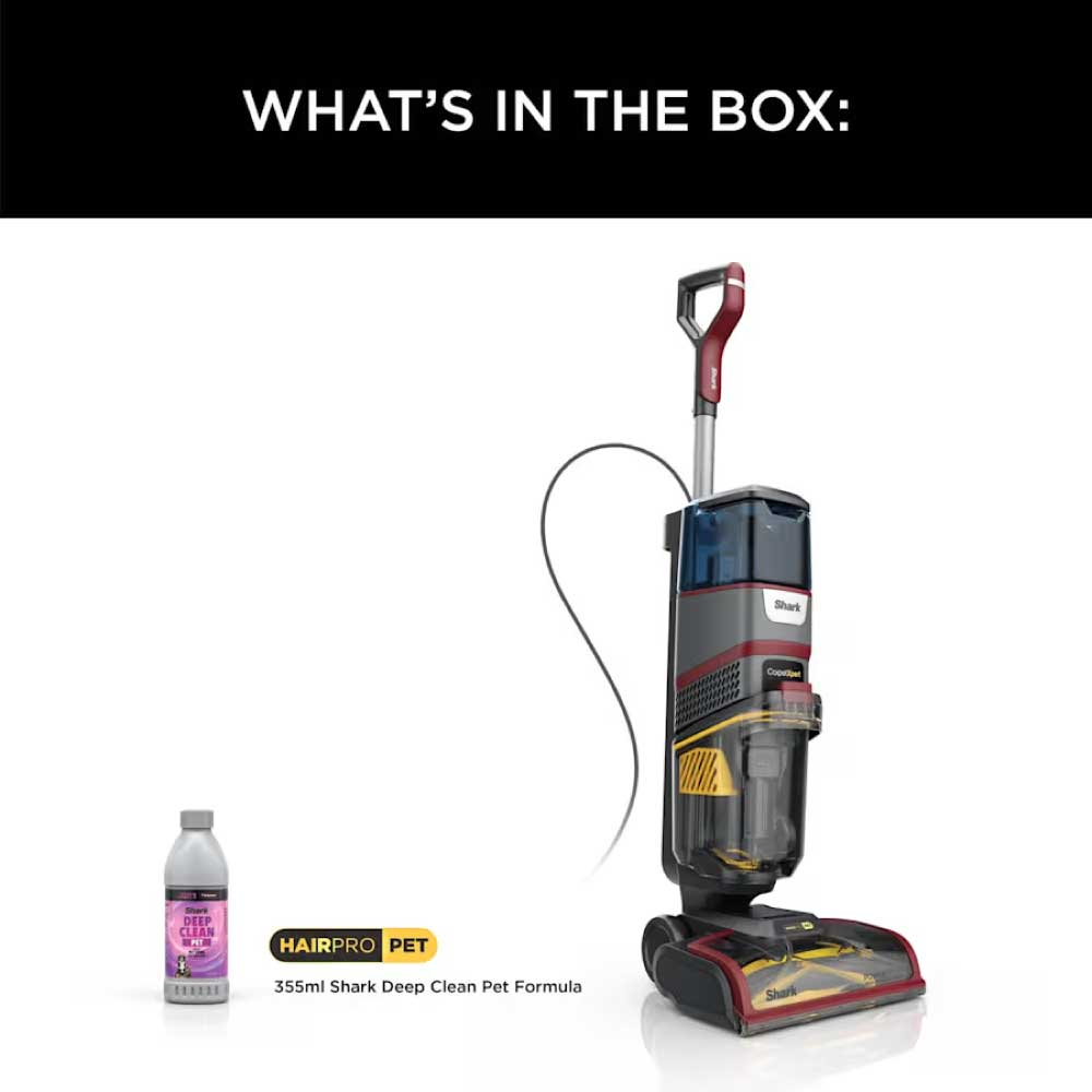 Shark EX220UK CarpetXpert HairPro Pet Deep Carpet Cleaner - Grey/Burgundy - Image 5