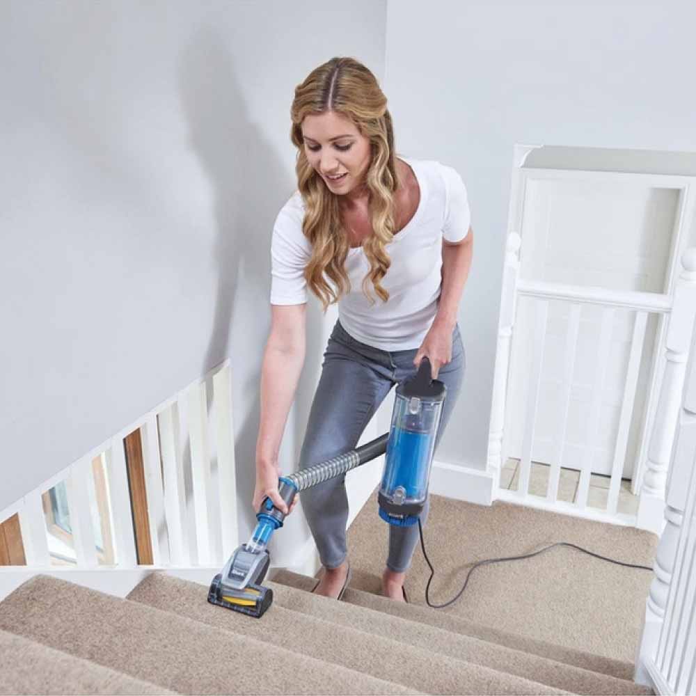 Shark HZ400UKT Corded Stick Vacuum Cleaner - Electric Blue & Grey - Image 3