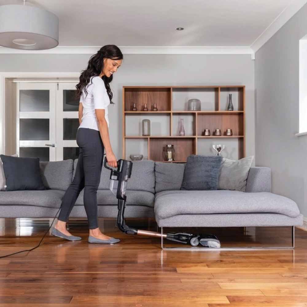 Shark HZ500UKT Anti Hair Wrap Corded Stick Vacuum Cleaner with Flexology & TruePet - Rose Gold - Image 3