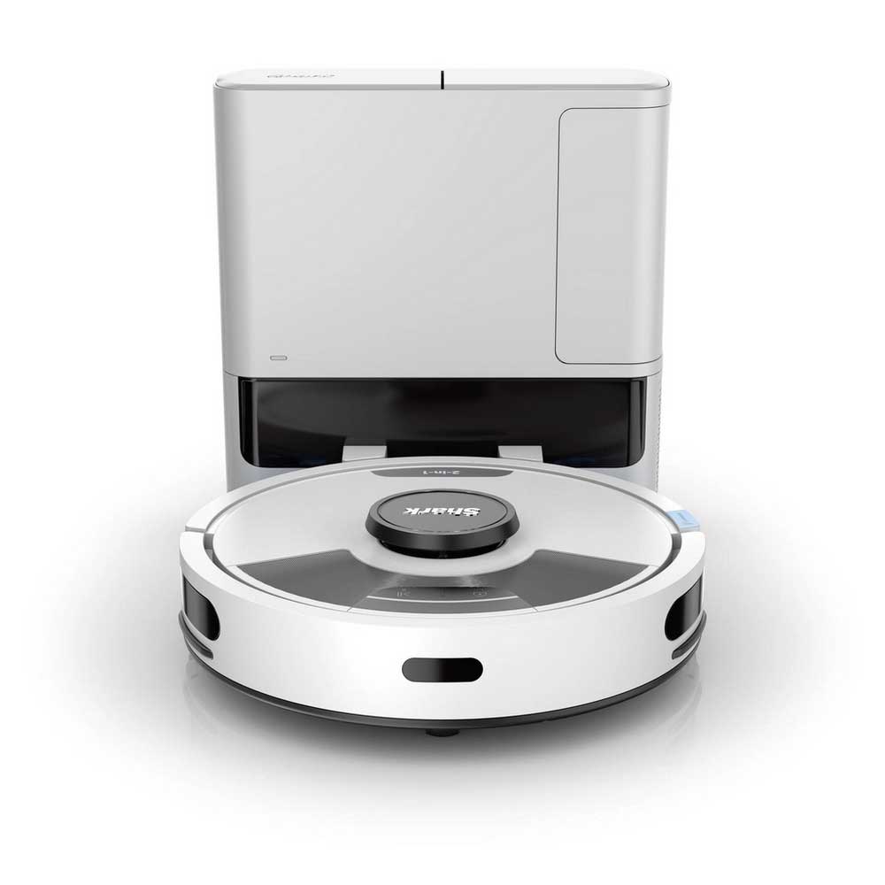 Shark RV2620WAUKWH Matrix Plus 2 in 1 Self Empty Robot Vacuum & Mop - 110 Minutes Run Time - White/Silver
