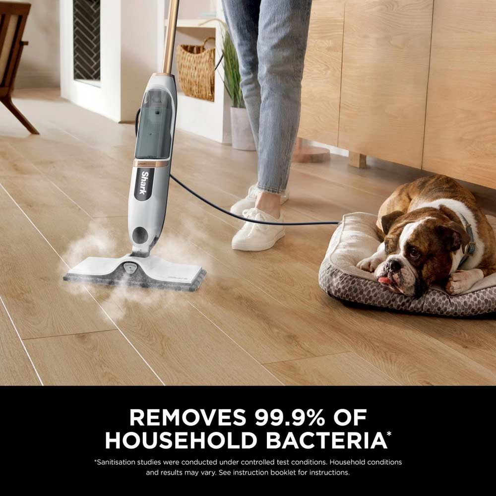 Shark S2001UK SteamSpot & Steam Blaster Mop - White - Image 2