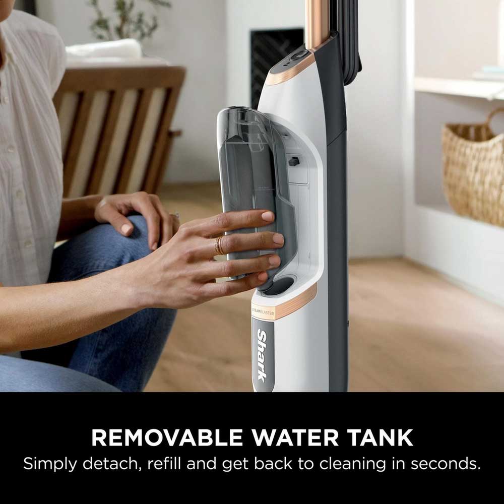 Shark S2001UK SteamSpot & Steam Blaster Mop - White - Image 6