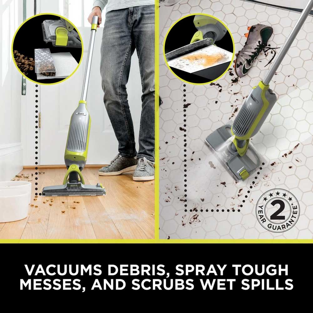 Shark VM200UK VacMop Cordless 2-in-1 with Targeted Spray - 9 Min Run Time - Charcoal Grey - Image 3