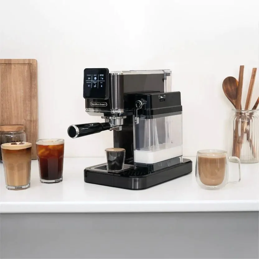 Hamilton Beach HBC7210B BaristaPro+ Touch 8-in-1 Espresso Machine - Black - Image 8