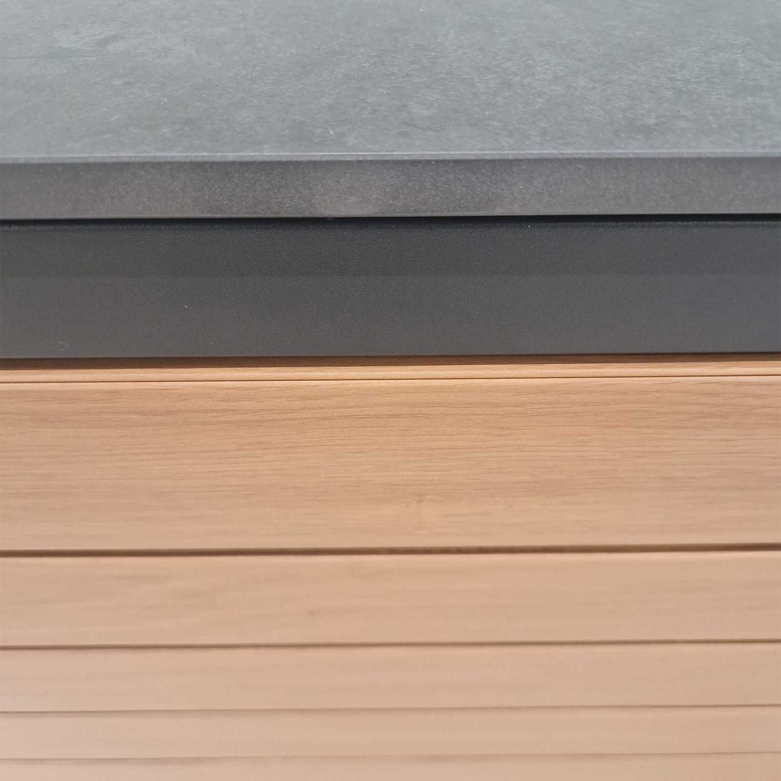 Nova - Cook Cab Outdoor Kitchen Workstation - Grey - Image 4