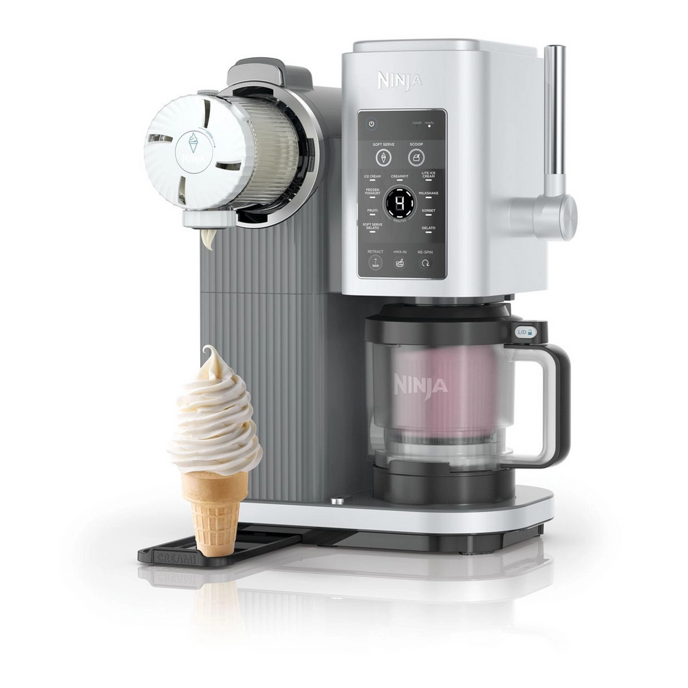 Ninja NC701UK Swirl by CREAMi 13-in-1 Soft Serve & Ice Cream Maker - Platinum Silver - Image 4