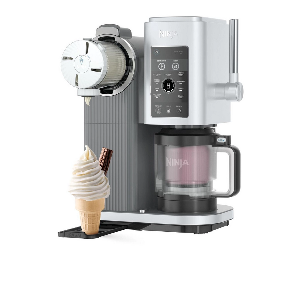 Ninja NC701UK Swirl by CREAMi 13-in-1 Soft Serve & Ice Cream Maker - Platinum Silver - Image 3