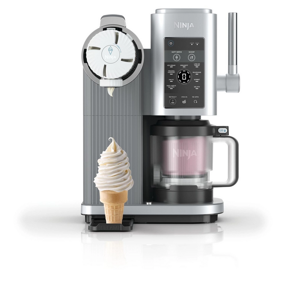 Ninja NC701UK Swirl by CREAMi 13-in-1 Soft Serve & Ice Cream Maker - Platinum Silver - Image 2