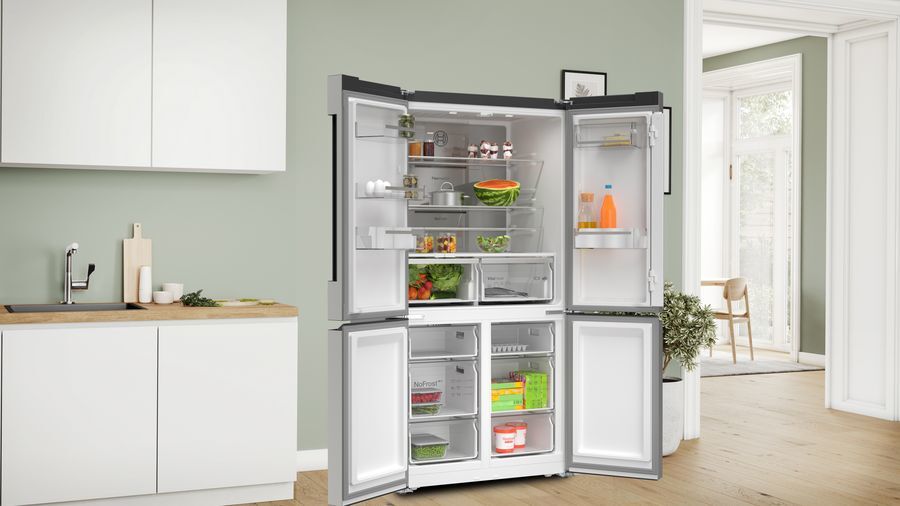 Bosch Series 4 KFN96APEAG Frost Free American Fridge Freezer - Stainless Steel Effect - Image 4