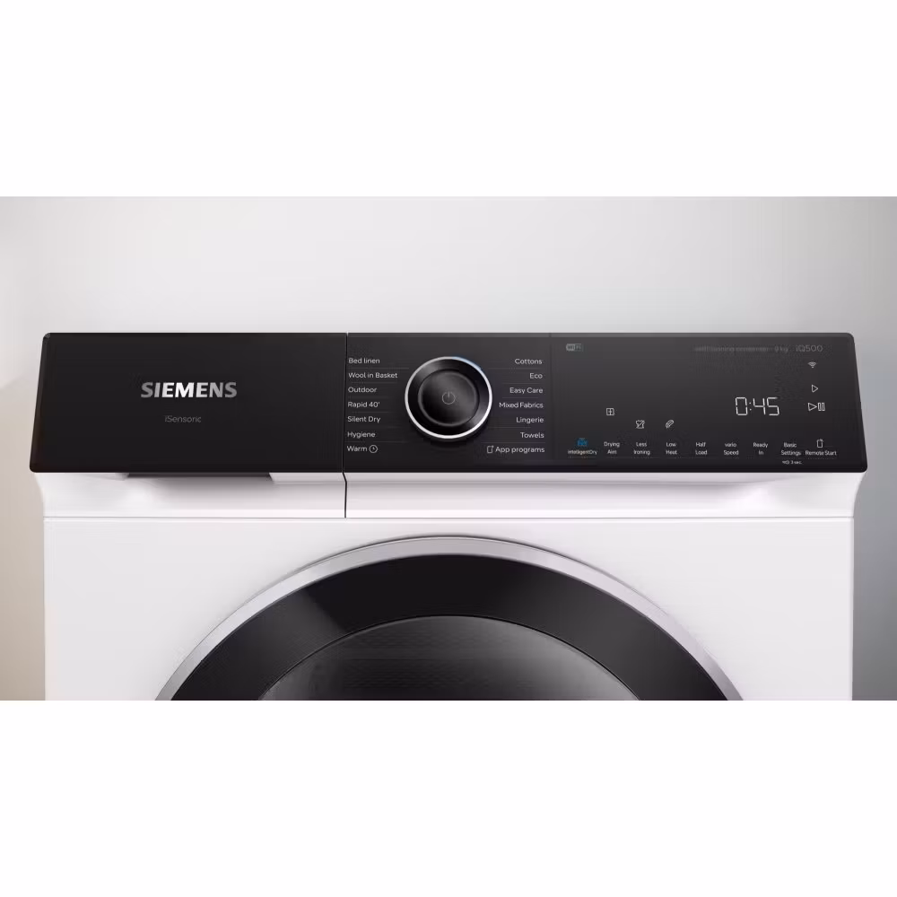 Siemens IQ-500 WQ46H2D9GB 9Kg Heat Pump Tumble Dryer - White - Image 5