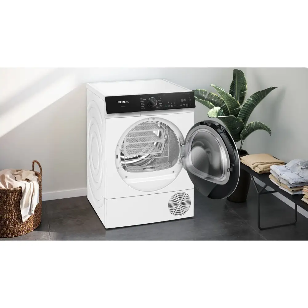 Siemens IQ-500 WQ46H2D9GB 9Kg Heat Pump Tumble Dryer - White - Image 4