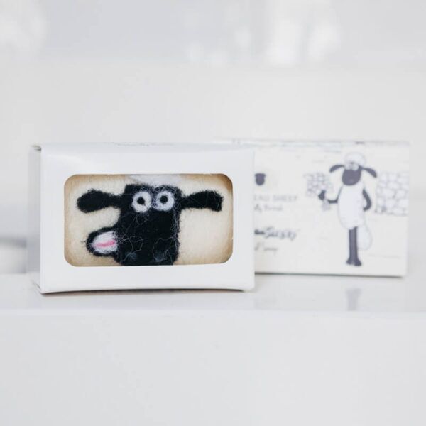 Little Beau Sheep Shaun The Sheep Felted Soap - Image 2