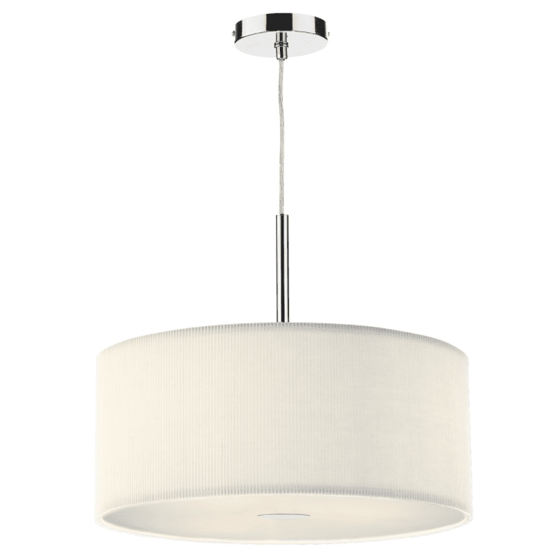 Zaragoza 3 Light Cream 60cm Pendant