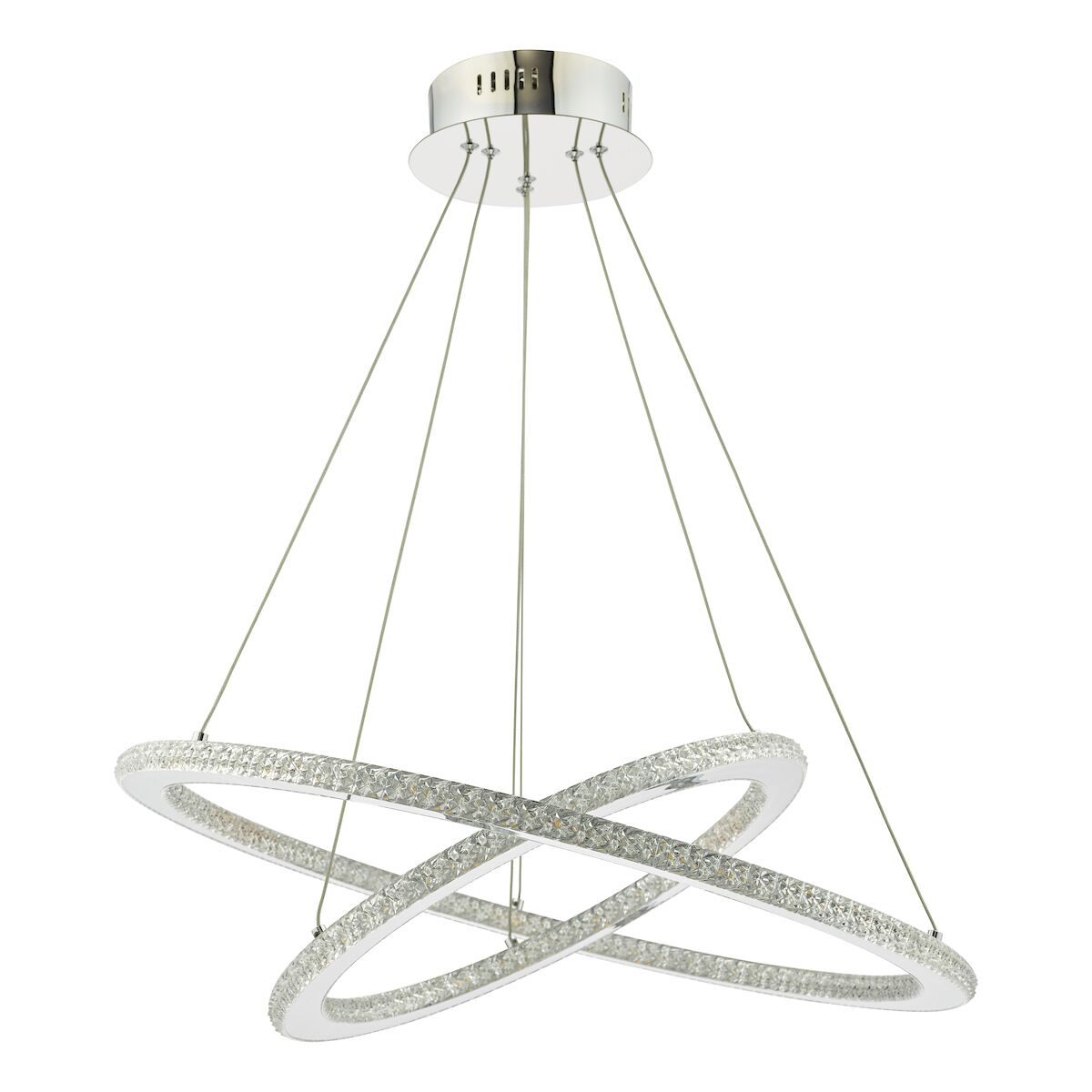 Orion 2 Ring Pendant Polished Chrome LED<br>Polished Chrome - Image 2