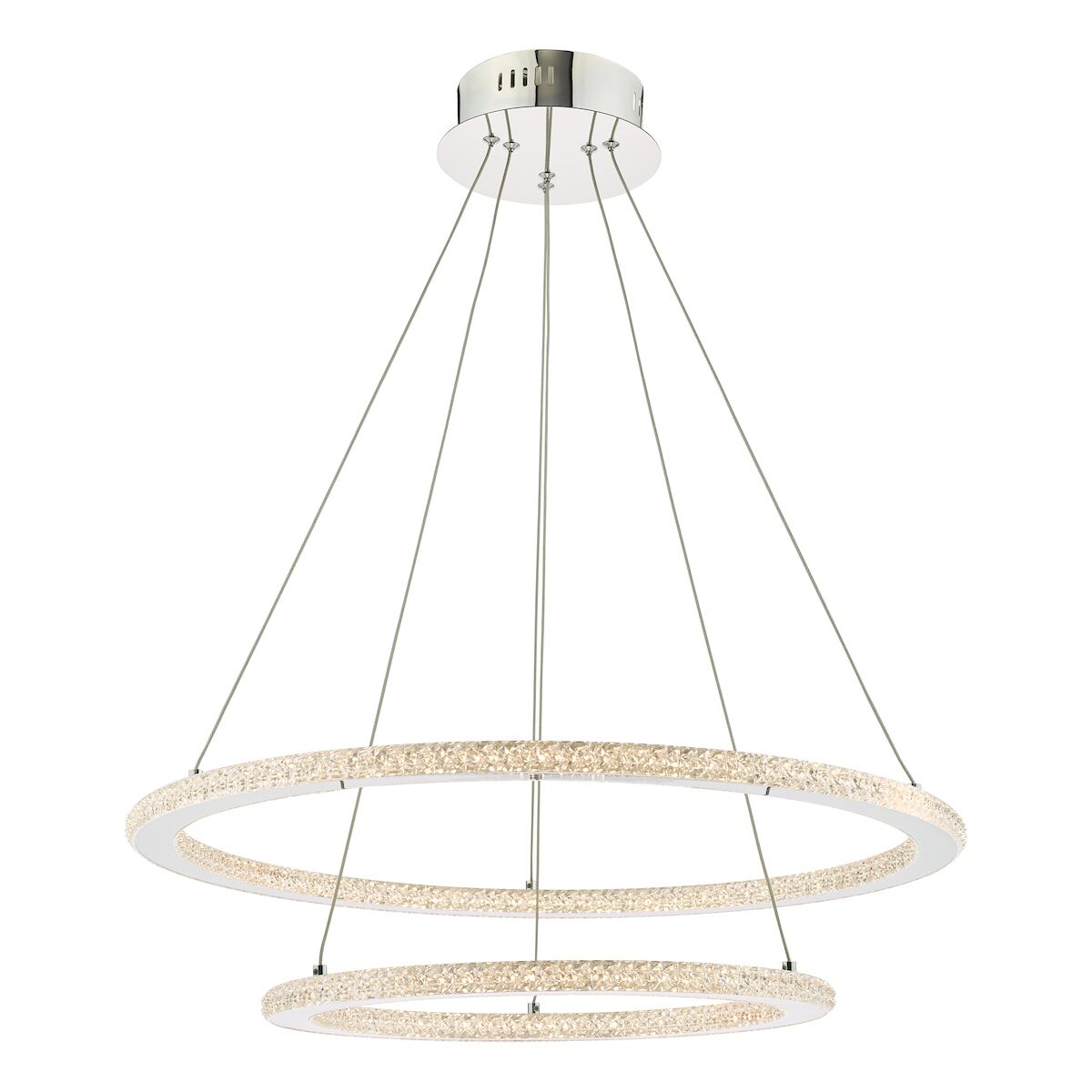 Orion 2 Ring Pendant Polished Chrome LED<br>Polished Chrome - Image 3