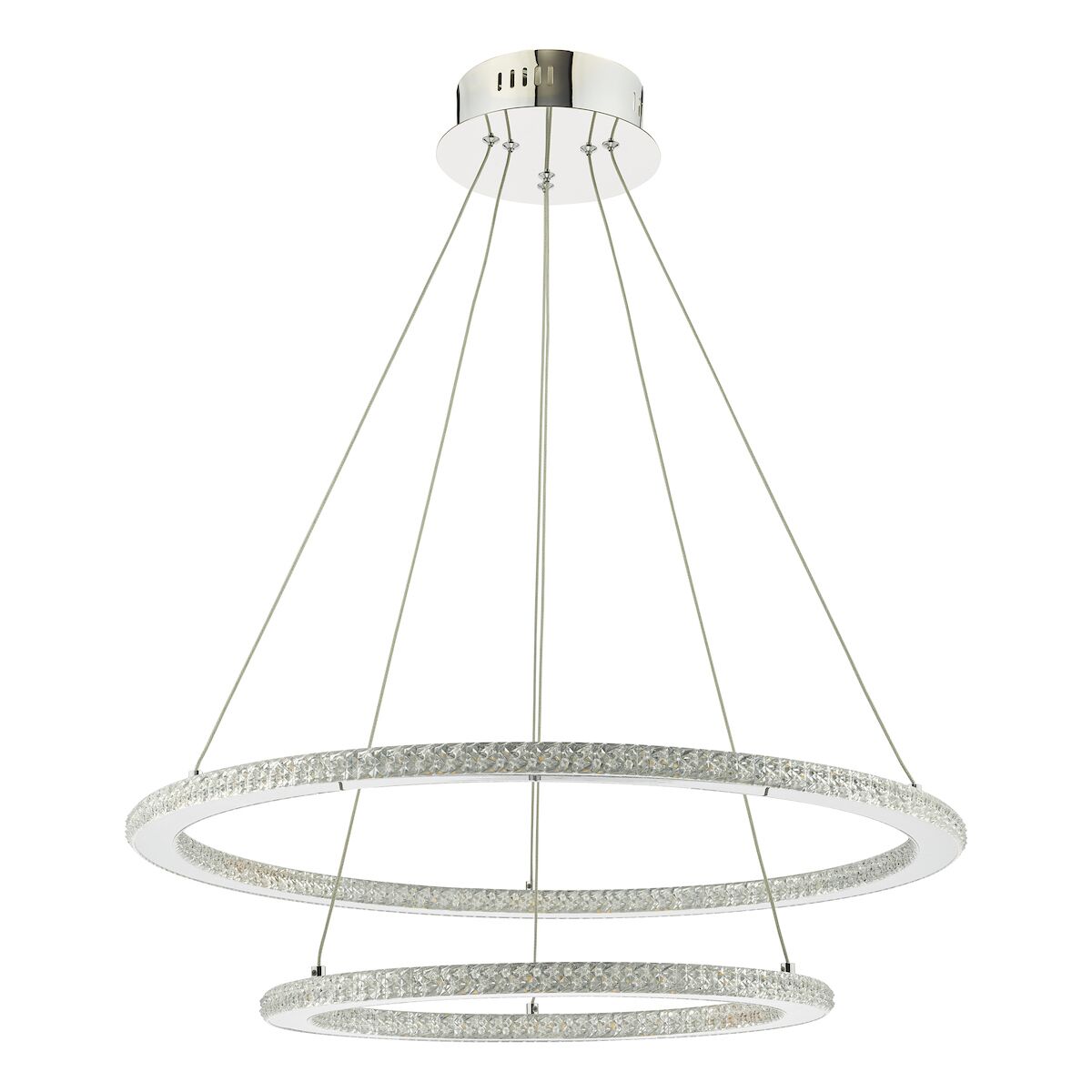 Orion 2 Ring Pendant Polished Chrome LED<br>Polished Chrome - Image 4