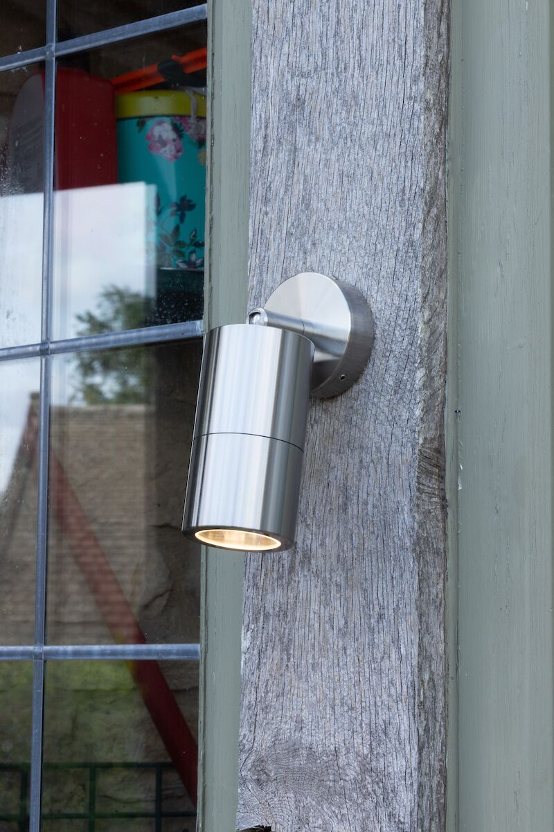 Ortega Outdoor Single Spotlight Aluminium IP65<br>Brushed Aluminium - Image 3