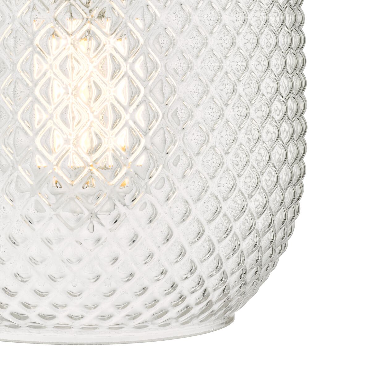 Tehya Pendant Matt Black Textured Glass<br>Matt Black - Image 3