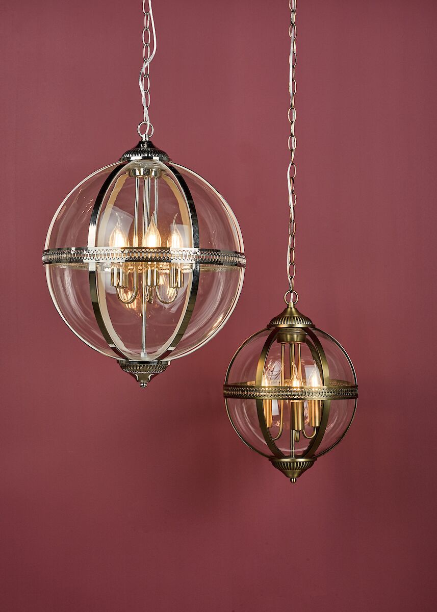 Vanessa 5 Light Pendant Polished Nickel And Clear<br>Polished Nickel - Image 3