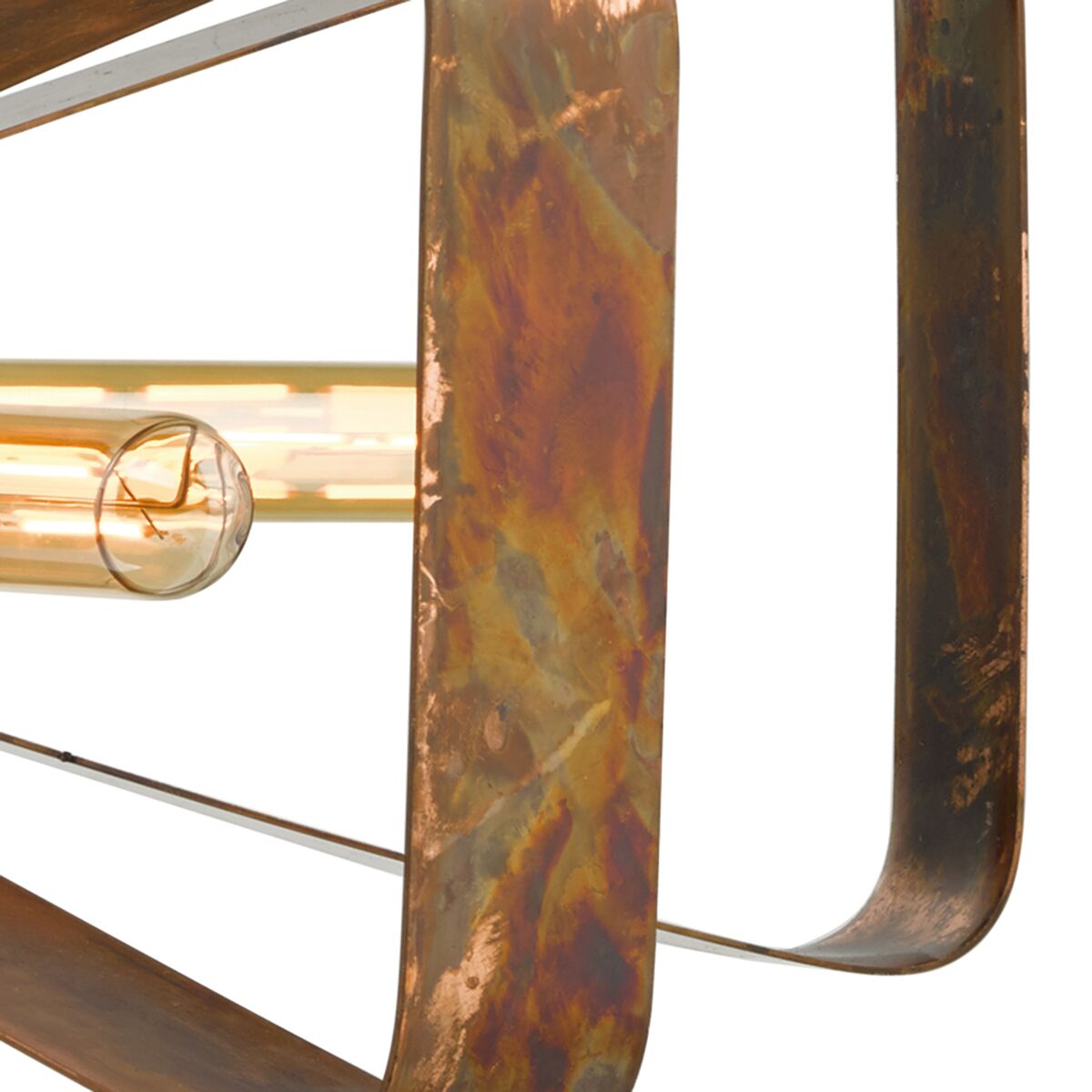 Yavanna Industrial 5 Light Pendant Oiled Copper<br>Mottled Copper - Image 5