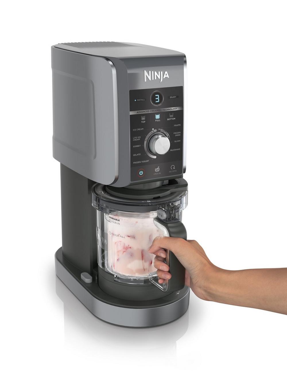 Ninja NC501UK Deluxe 10-in-1 Ice Cream and Frozen Drink Maker - Black - Image 2