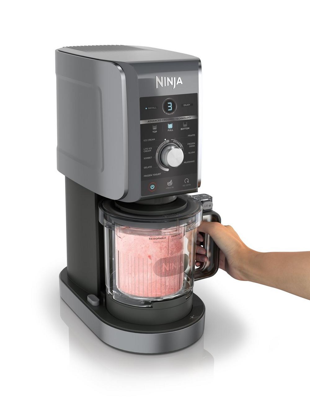 Ninja NC501UK Deluxe 10-in-1 Ice Cream and Frozen Drink Maker - Black - Image 3