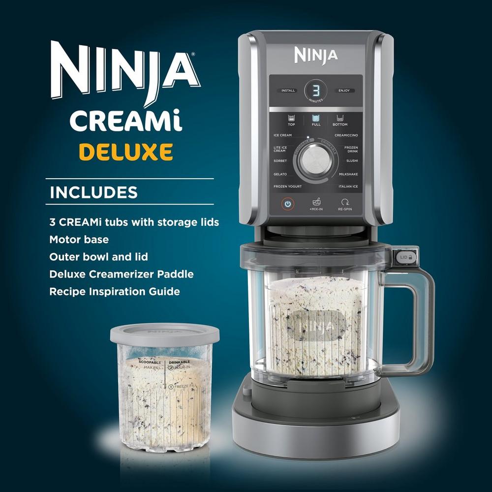 Ninja NC501UK Deluxe 10-in-1 Ice Cream and Frozen Drink Maker - Black - Image 5