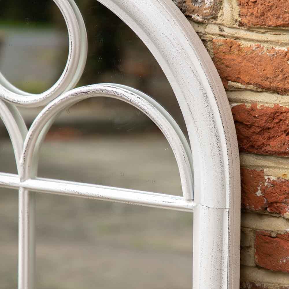 Wolverhampton Outdoor Mirror White - Image 2