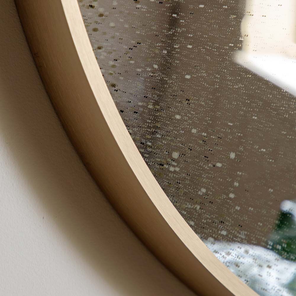 Yardley Convex Round Mirror Bronze 600mm - Image 2