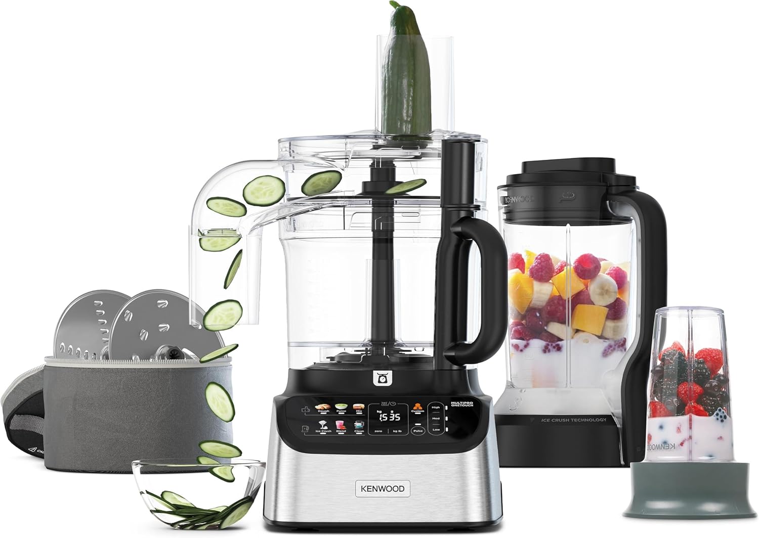 Kenwood FDM73.850SS MultiPro OneTouch Food Processor - Image 2