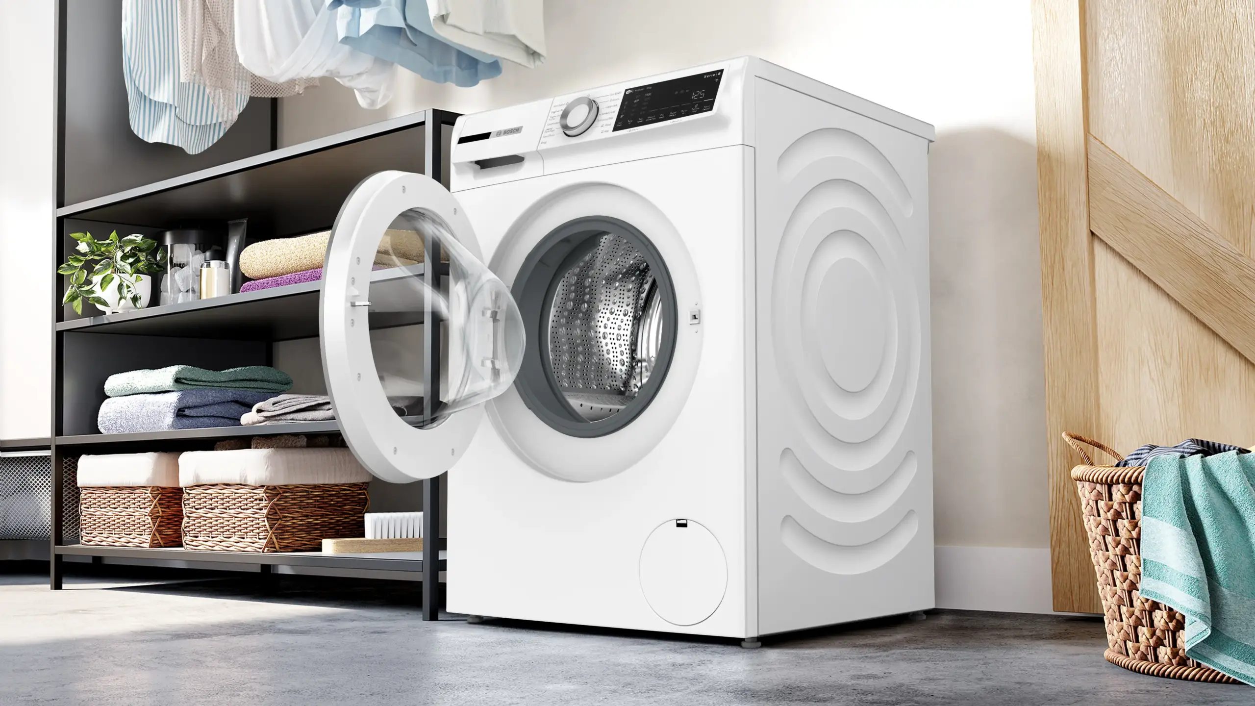 Bosch Series 6 WGJ25400GB 10kg Washing Machine with 1400 rpm - White - Image 8