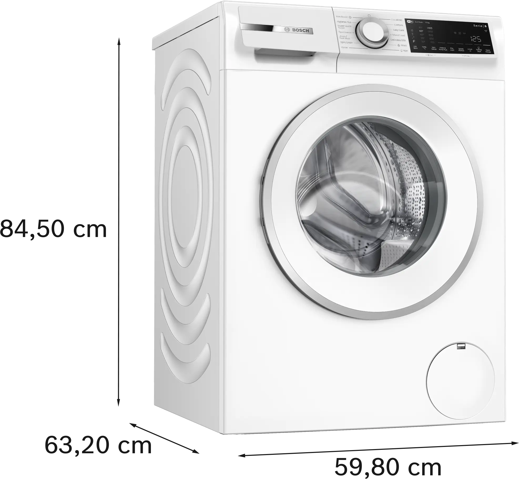 Bosch Series 6 WGJ25400GB 10kg Washing Machine with 1400 rpm - White - Image 5