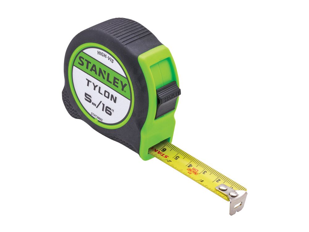 Stanley Hi-Vis Tylon Tape (5m/16ft)
