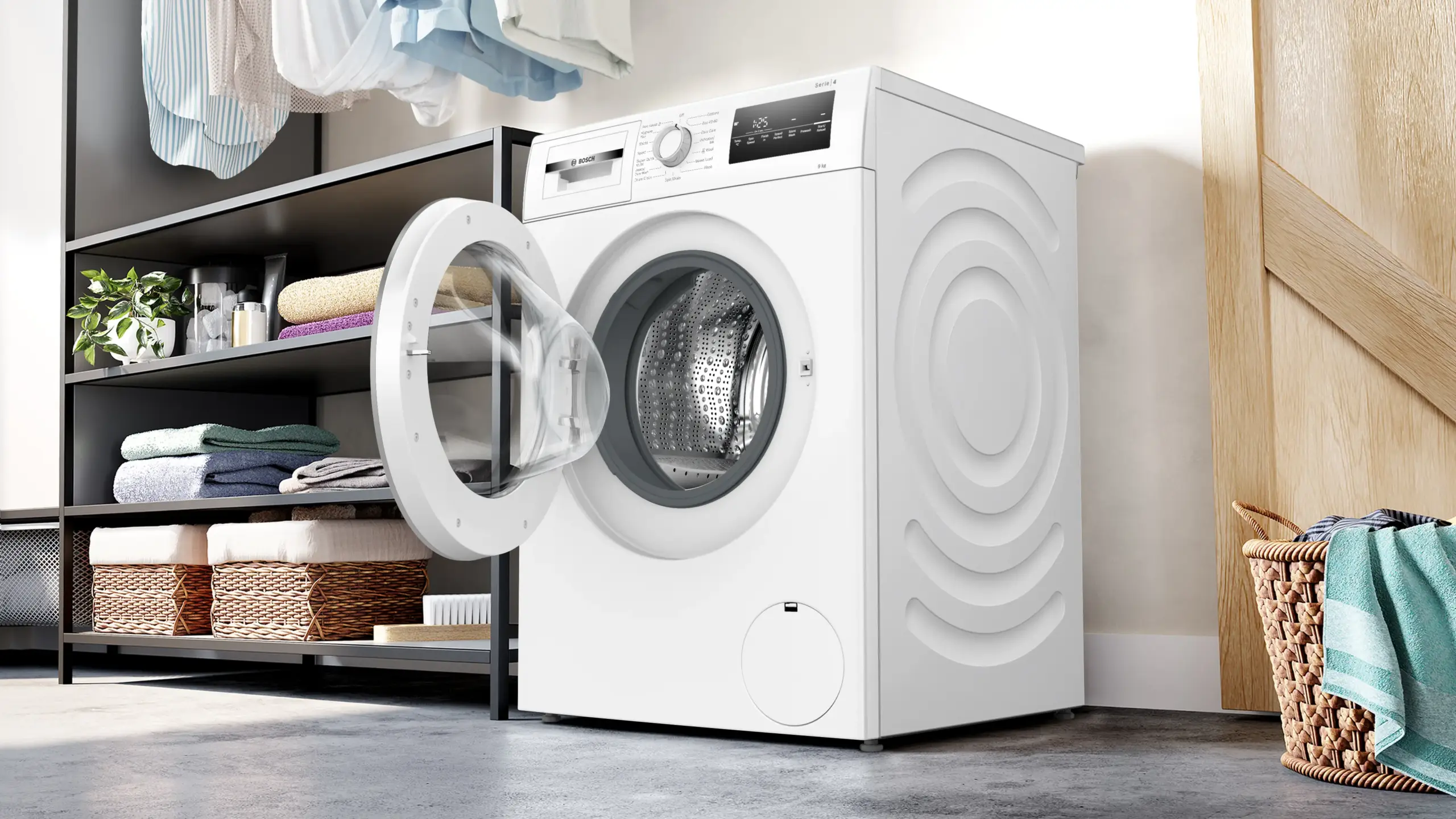 Bosch Series 4 WAN28255GB 9kg Washing Machine with 1400 rpm - White - Image 5