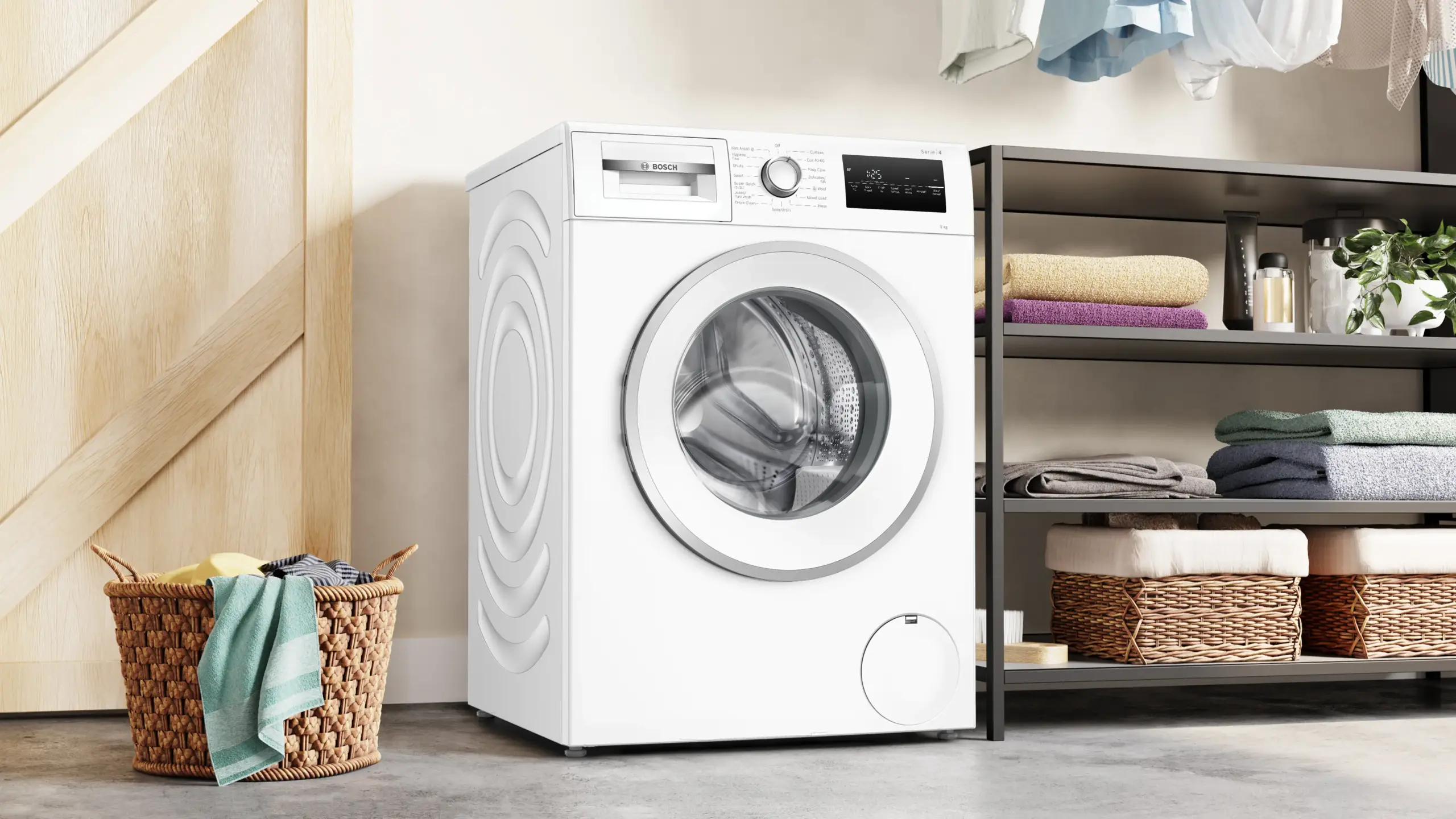 Bosch Series 4 WAN28255GB 9kg Washing Machine with 1400 rpm - White - Image 4