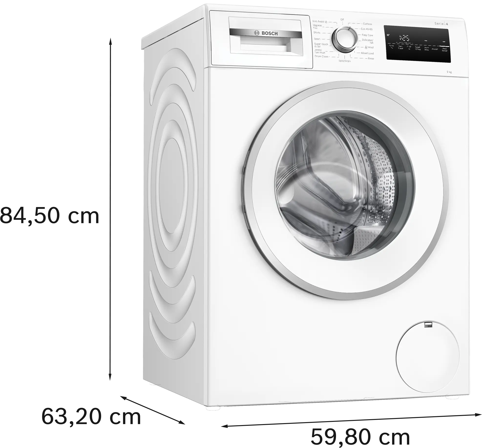 Bosch Series 4 WAN28255GB 9kg Washing Machine with 1400 rpm - White - Image 6