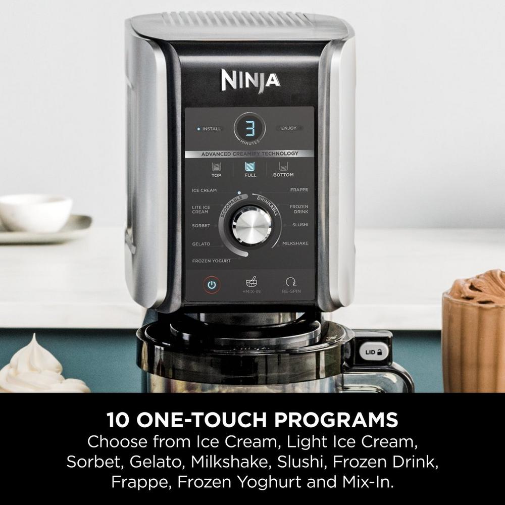 Ninja NC501UK Deluxe 10-in-1 Ice Cream and Frozen Drink Maker