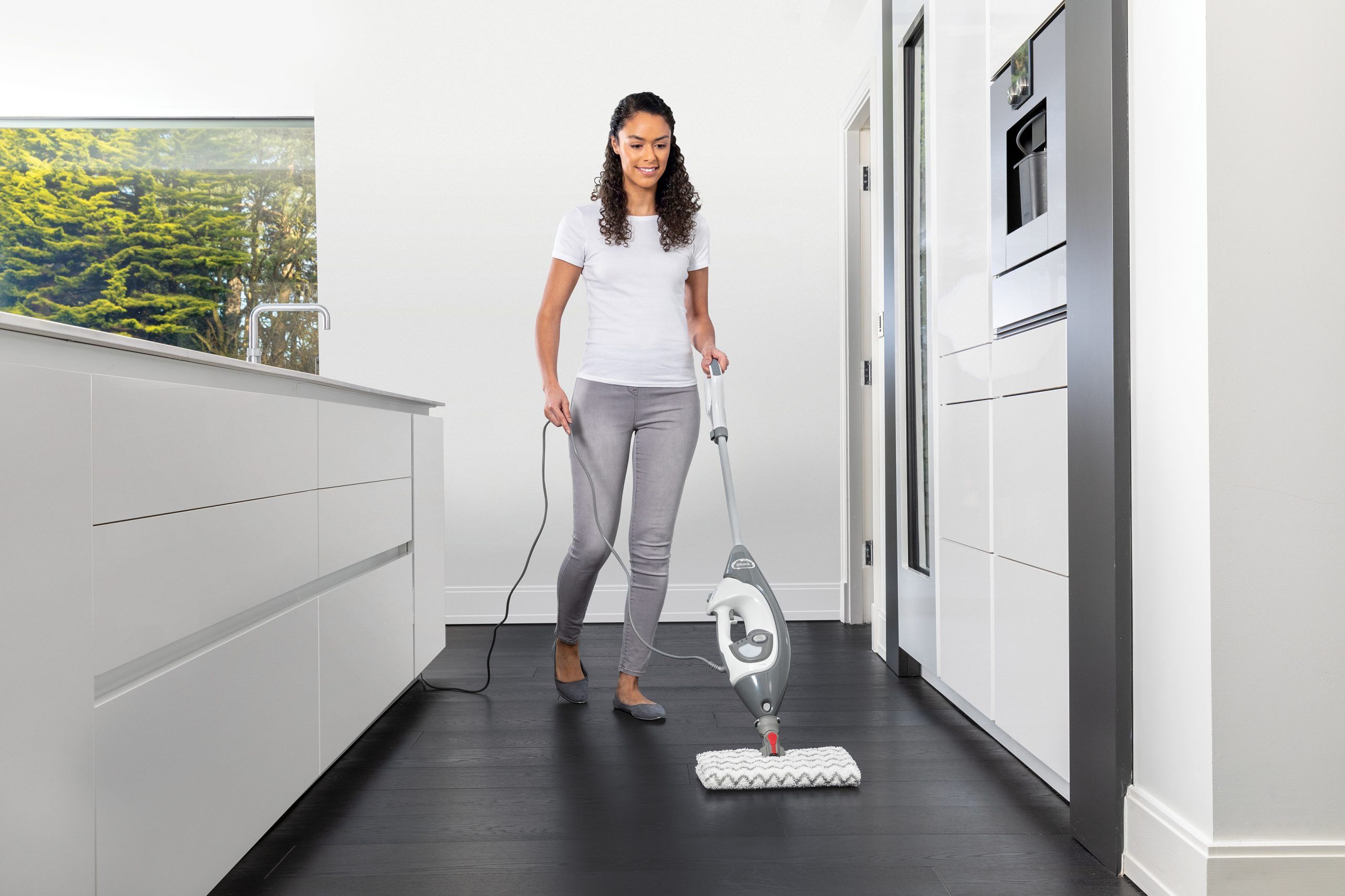 Shark S6005UK Floor + Handheld Steam Cleaner - Shark Steel Grey - Image 3