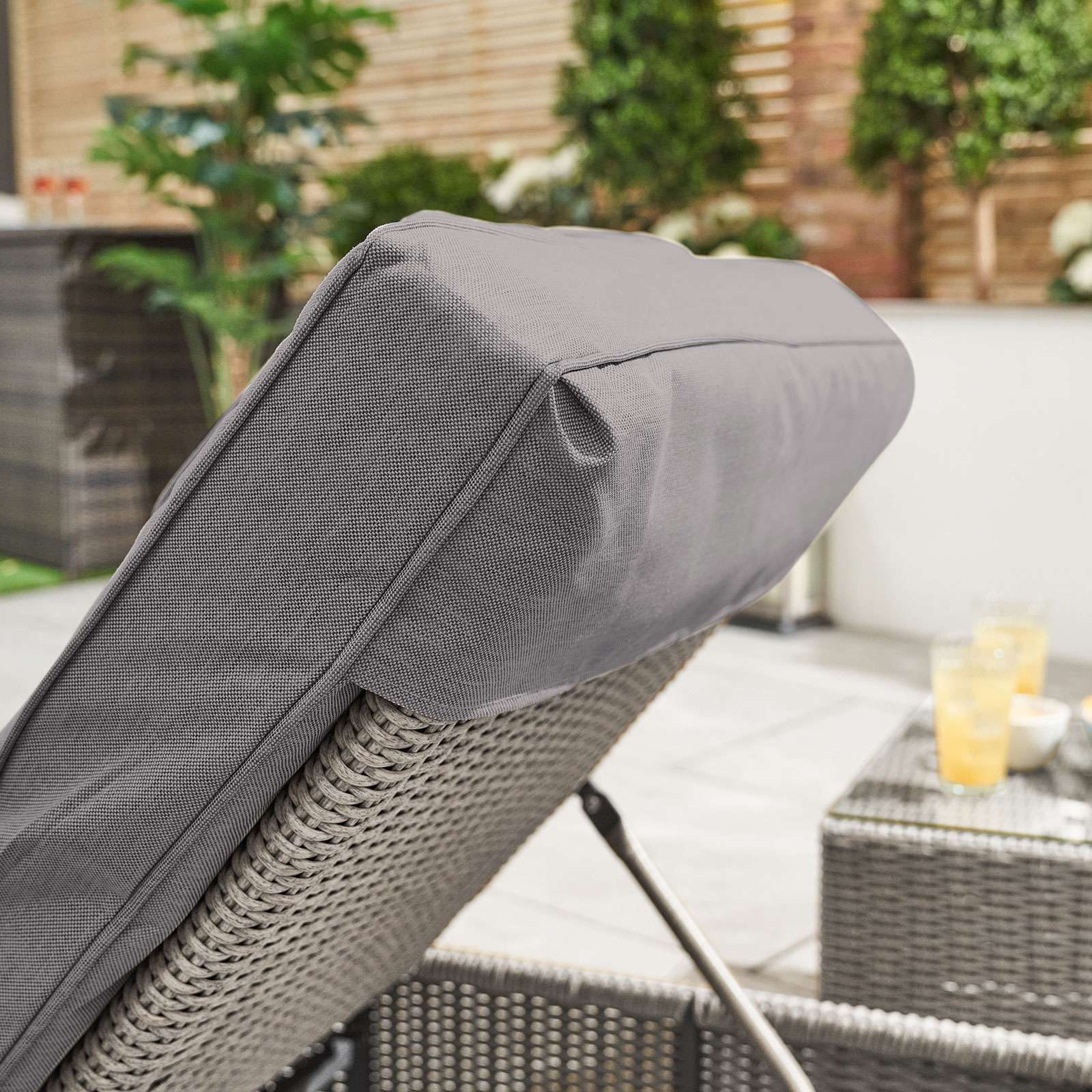 Nova <br> Heritage Rhodes Sun Lounger Set White Wash - Image 5