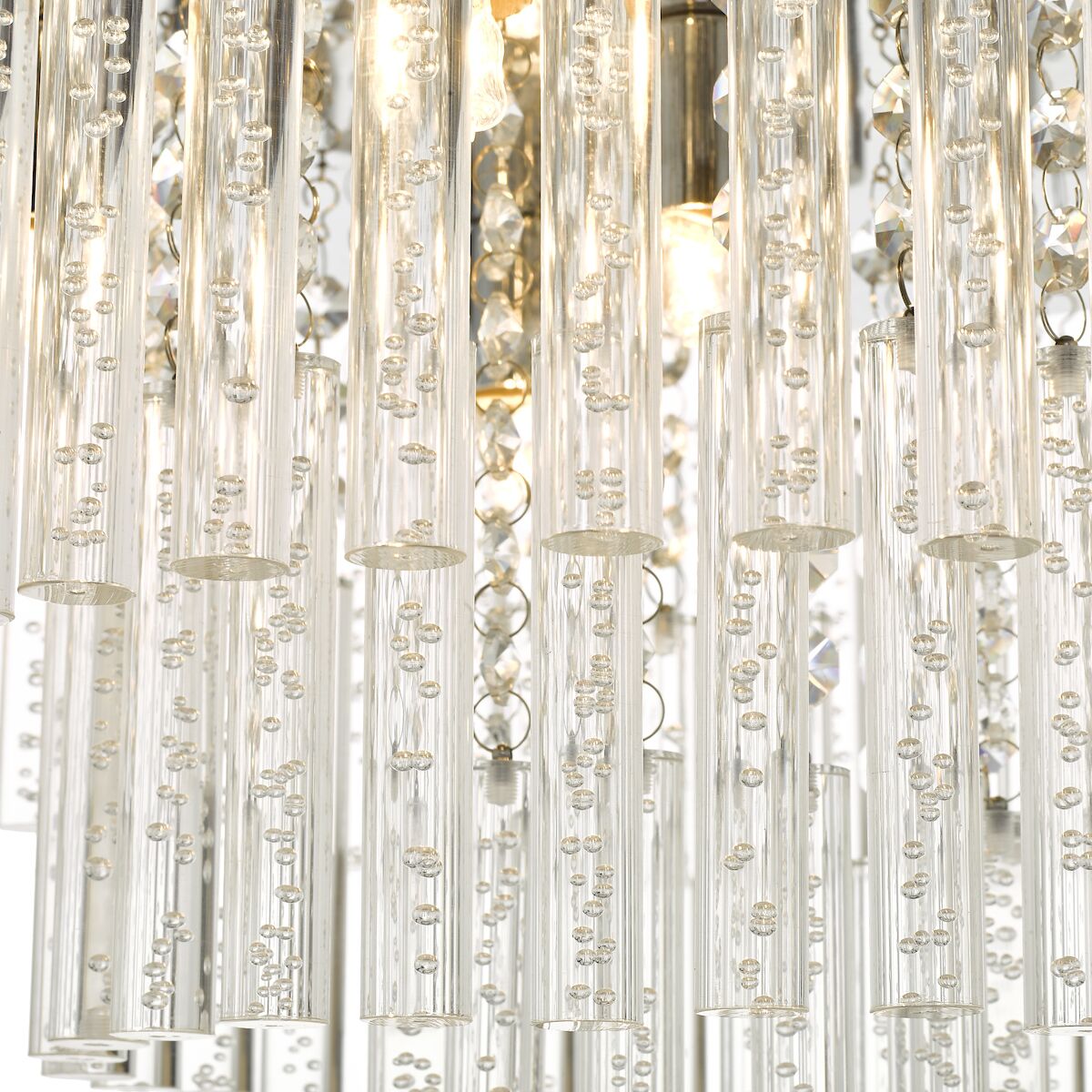 Paulita Bathroom 5 Light Flush Polished Chrome Glass IP44<br>Polished Chrome - Image 4