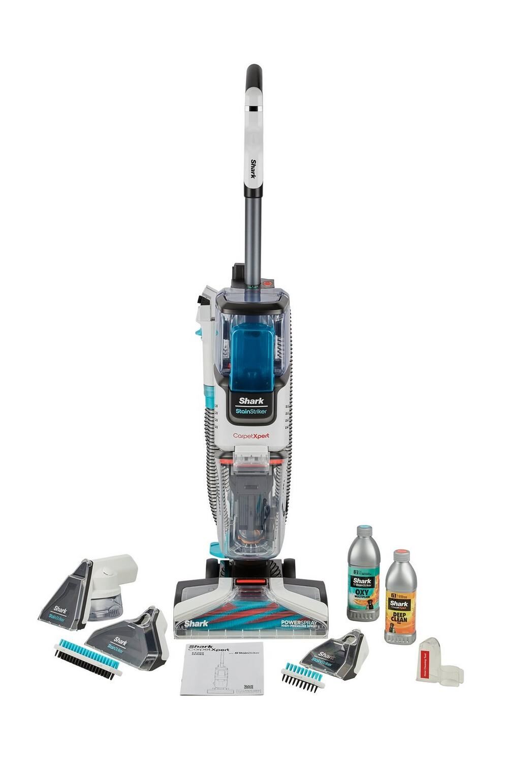 Shark EX200UK CarpetXpert Deep Carpet Cleaner with Built-In StainStriker