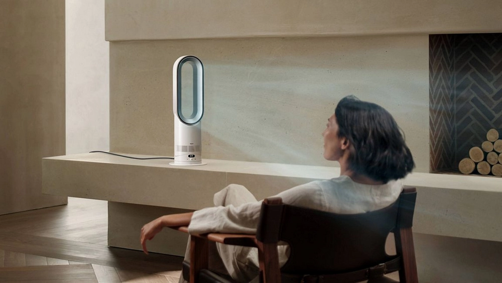 Dyson 330HF1 Hot+Cool Remote Link Pre-heat heater and Cooling Fan - White/Nickel - Image 4